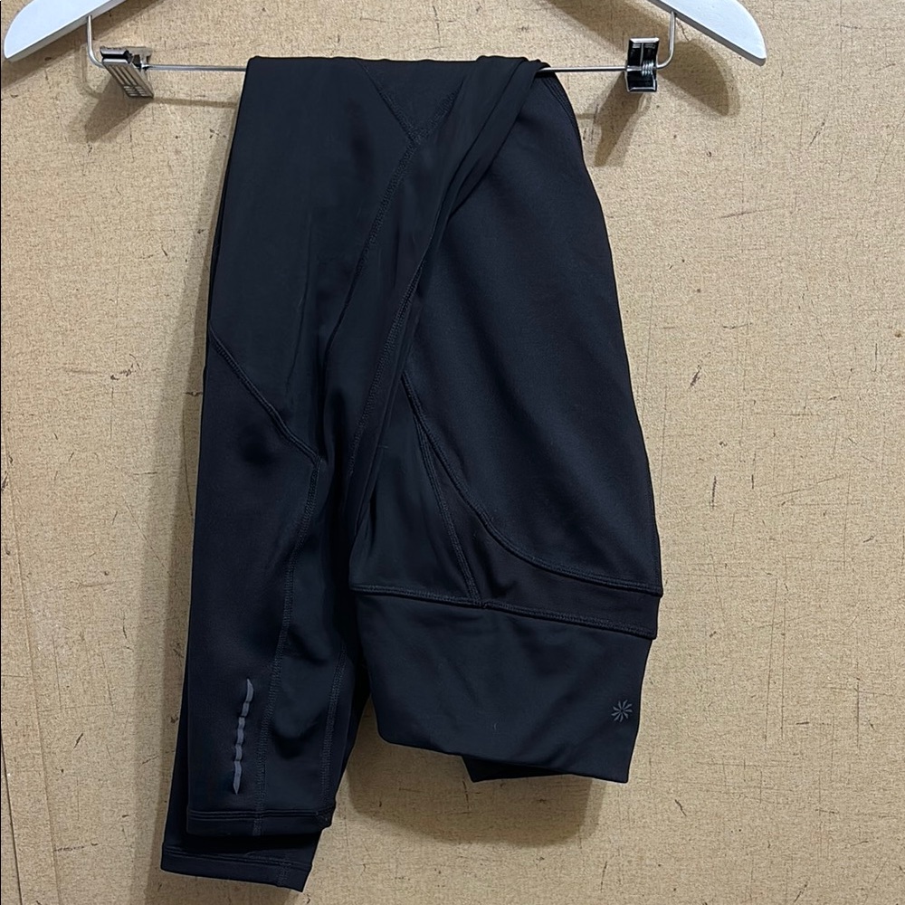 Athleta Black Full-Length Leggings with Smooth Finish